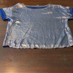 W by Worth Iridescent Blue Tee